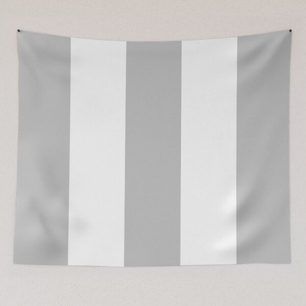 Item preview,  Large SILVER and WHITE Vertical STRIPES designed and sold by RachelMacht.