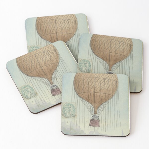 Item preview, L'aerostat "Le Geant" de Nadar Postal francesa 1863 designed and sold by Physica.