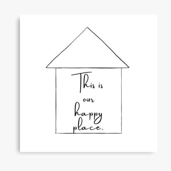 Item preview, This is our happy place. designed and sold by MagicWordsDS.