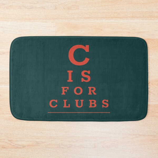 Item preview, Pop culture eye chart - C is for clubs designed and sold by Popalt.