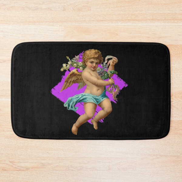Item preview, Cute Colorful Cherub With Wings and Flowers Design designed and sold by EarthArtDesigns.
