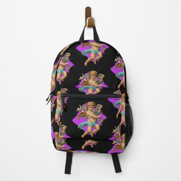 Item preview, Cute Colorful Cherub With Wings and Flowers Design designed and sold by EarthArtDesigns.
