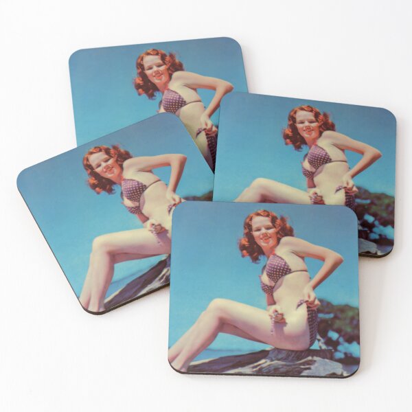 Aperçu de l'œuvre Carte postale de Floride - Une rouquine attache son bikini créée et vendue par Lowtech.