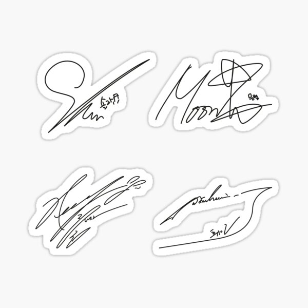 Mamamoo signature members black ver