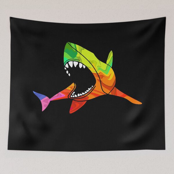 Item preview, Colorful Shark designed and sold by Trace1234.