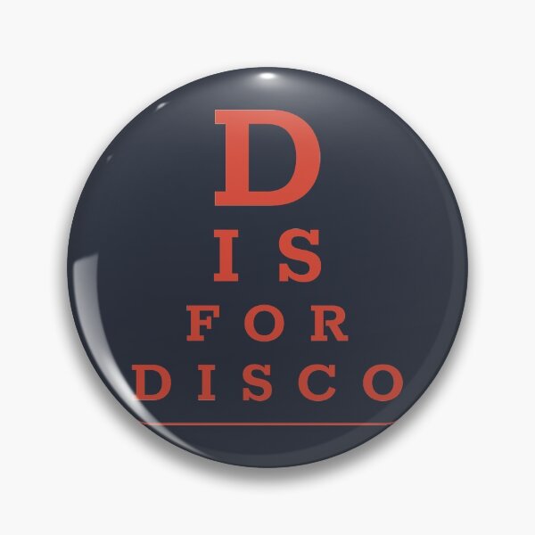 Item preview, Pop culture eye chart - D is for disco designed and sold by Popalt.