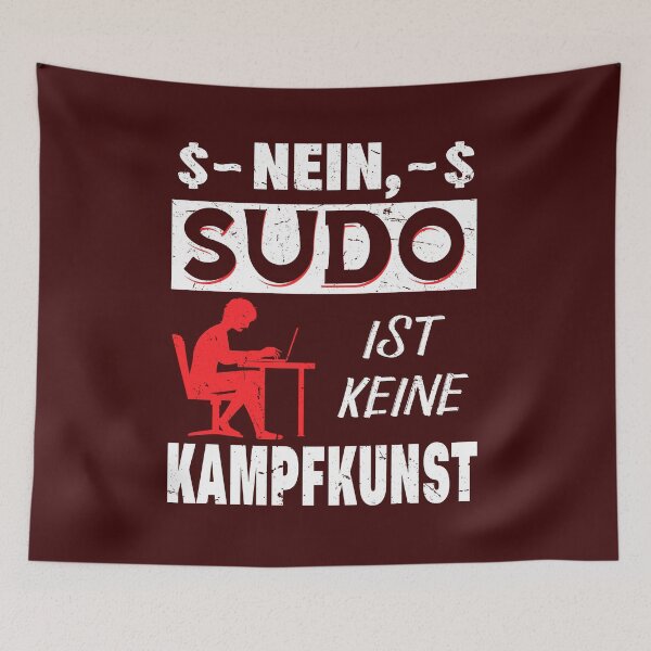 Item preview, Linux programmer sudo unix admin saying designed and sold by MindsArtDesign.
