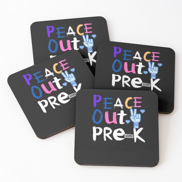 Item preview, Peace out pre-k shirt designed and sold by SukanyaShop.