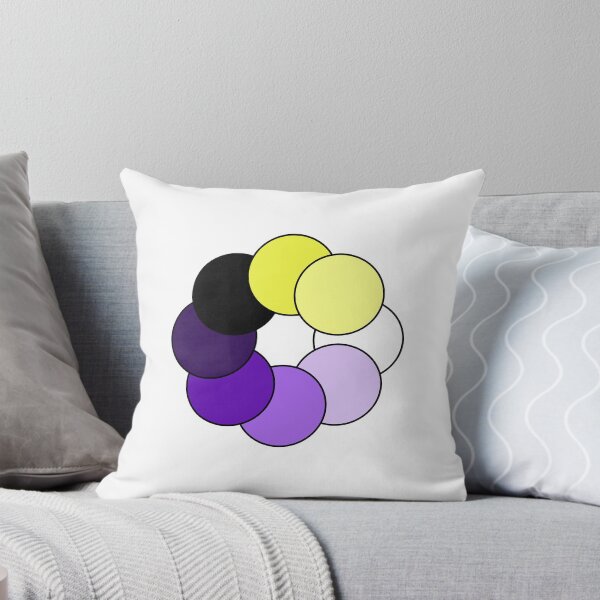 Item preview, Non binary round gradient  designed and sold by Enby-Wishes.