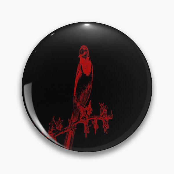 Artikelvorschau, Roter Vogel bei Nacht entworfen und verkauft von Black-and-Red.