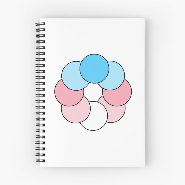 Item preview, Trans round gradient  designed and sold by Enby-Wishes.