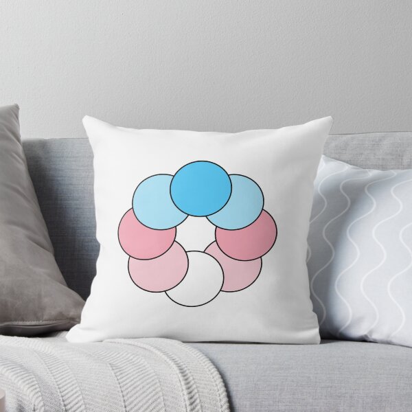 Item preview, Trans round gradient  designed and sold by Enby-Wishes.