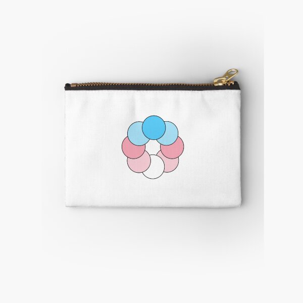 Item preview, Trans round gradient  designed and sold by Enby-Wishes.