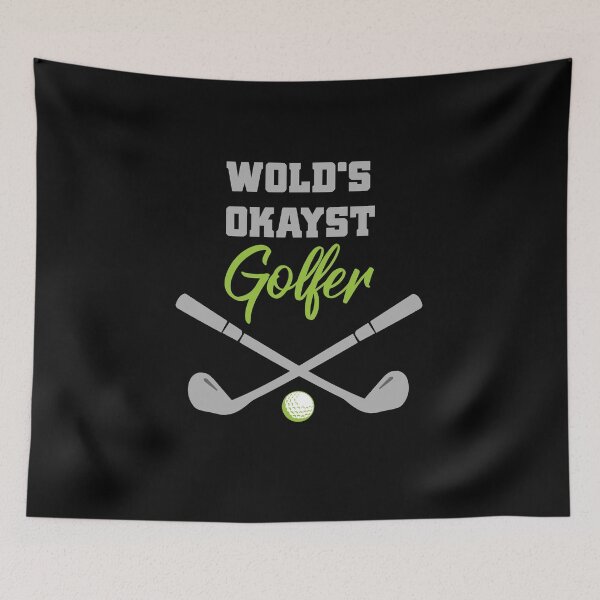 Item preview, World's Okayst Golfer designed and sold by Satish Sawant.