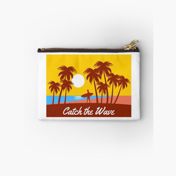 Item preview, Catch The Wave, Guy Surfing, Wave, Ocean, Palm Tree designed and sold by DataAndBeyond.