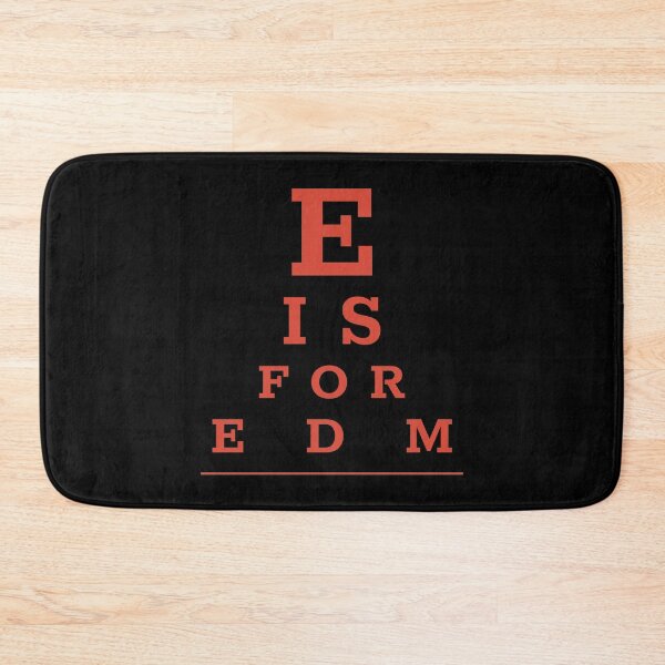 Item preview, Pop culture eye chart - E is for EDM designed and sold by Popalt.