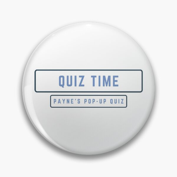Item preview, Quiz Time Blue designed and sold by PaynesPopUpQuiz.