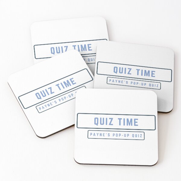 Item preview, Quiz Time Blue designed and sold by PaynesPopUpQuiz.