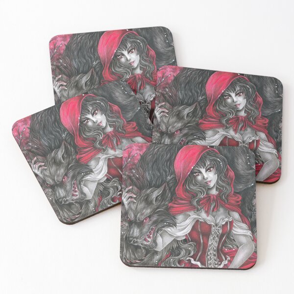 Item preview, Little Red Riding Hood and the Big Bad Wolf designed and sold by ZadzeneaArt.