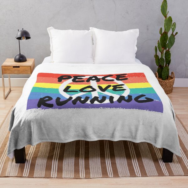 Item preview, Peace. Love. Running designed and sold by TheGreenGoat.