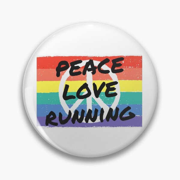 Item preview, Peace. Love. Running designed and sold by TheGreenGoat.