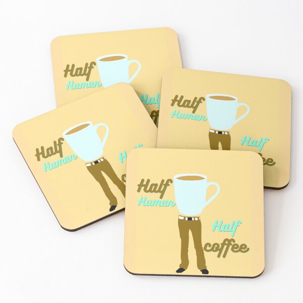 Item preview, Half human half coffee  designed and sold by Quirknmore.