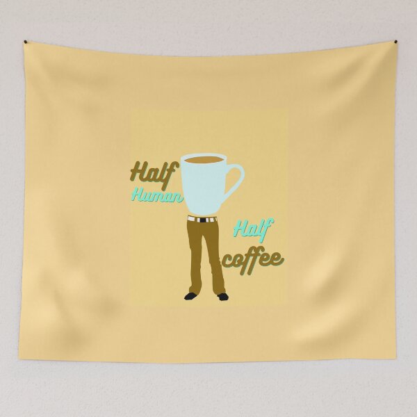 Item preview, Half human half coffee  designed and sold by Quirknmore.