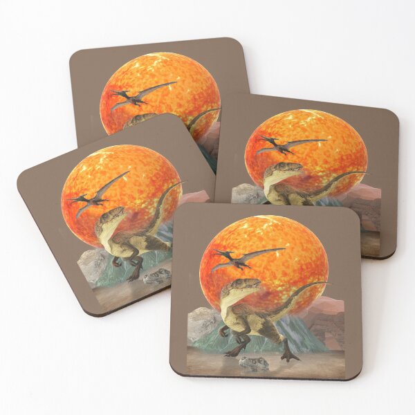 Item preview, dinosaur and volcano designed and sold by david parry.