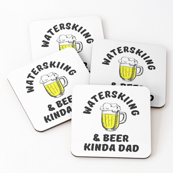 Item preview, Waterskiing & beer kinda dad designed and sold by TheGreenGoat.