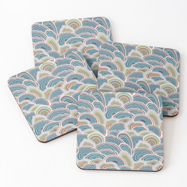 Item preview, Wild mushroom inspired artwork designed and sold by DesignGardenia.