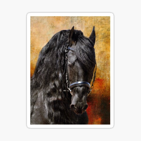 Friesian Art Sticker