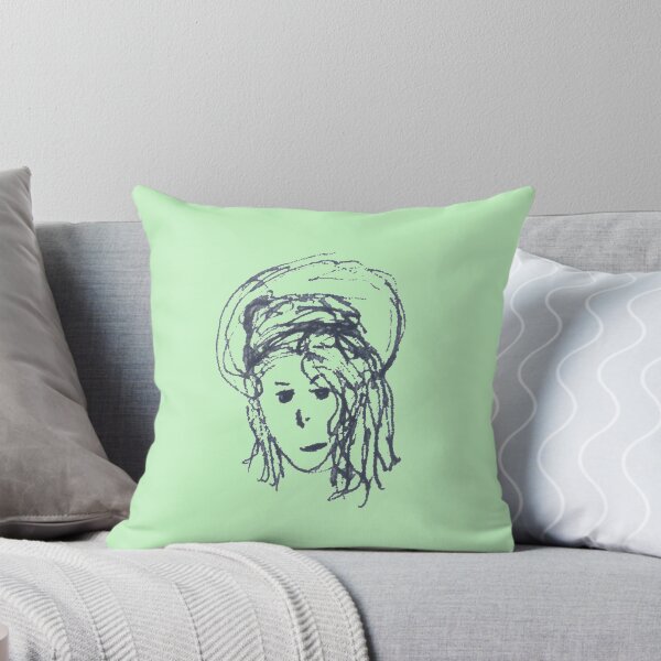 Item preview, Feminine face with a Beanie and sketch  designed and sold by MilesOfArt.