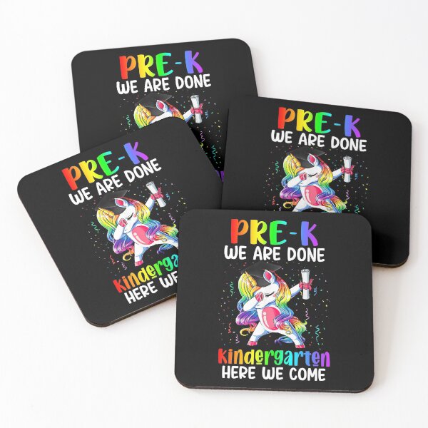 Item preview, Pre-K We Are Done Kindergarten Here We Come Magical Unicorn designed and sold by lonaarts8.