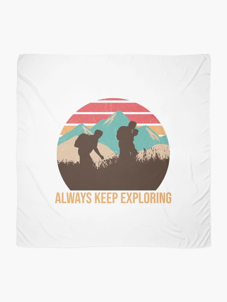 Thumbnail 2 of 3, Scarf, Always Keep Exploring designed and sold by Rizty.