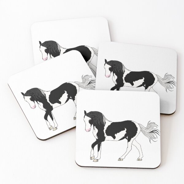 Item preview, Black Tobiano horse designed and sold by OryPhotography.
