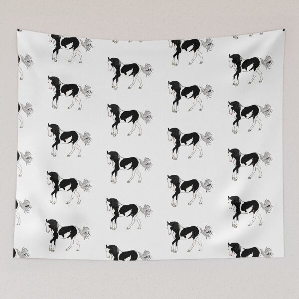Item preview, Black Tobiano horse designed and sold by OryPhotography.