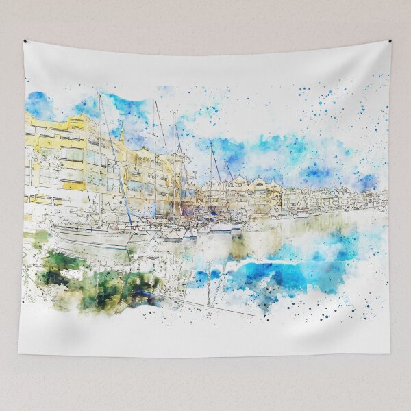 Item preview, Spain, marina at Costa del Sol, Benalmadena designed and sold by neteor.
