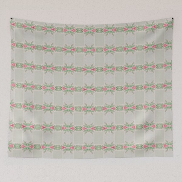 Item preview, Pink Rambling Roses 9 Art Deco Arte Moderne Vintage Inspired  Pattern  designed and sold by Jenny Meehan Art Prints and Patterns  .