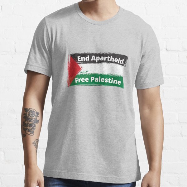 CafePress Free Palestine WHT Baseball Shirt 