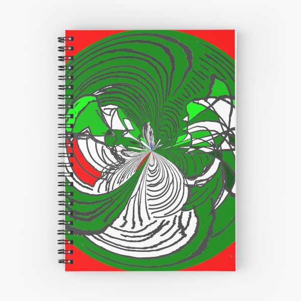 Item preview, Circular abstraction in green and red designed and sold by dELLaS-Ghoust.