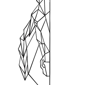 Artwork thumbnail, Geometric Horse by tinaschofield