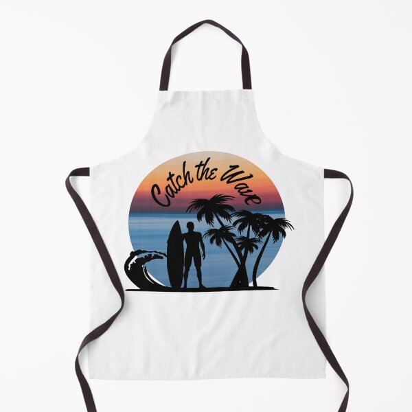 Item preview, Catch The Wave, Guy Surfing, Wave, Ocean, Palm Tree designed and sold by DataAndBeyond.