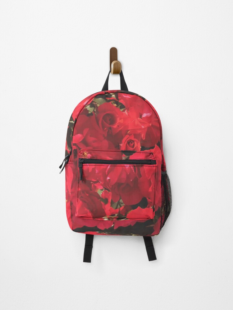Thumbnail 1 of 3, Backpack, Fresh Red Roses designed and sold by caruanam.
