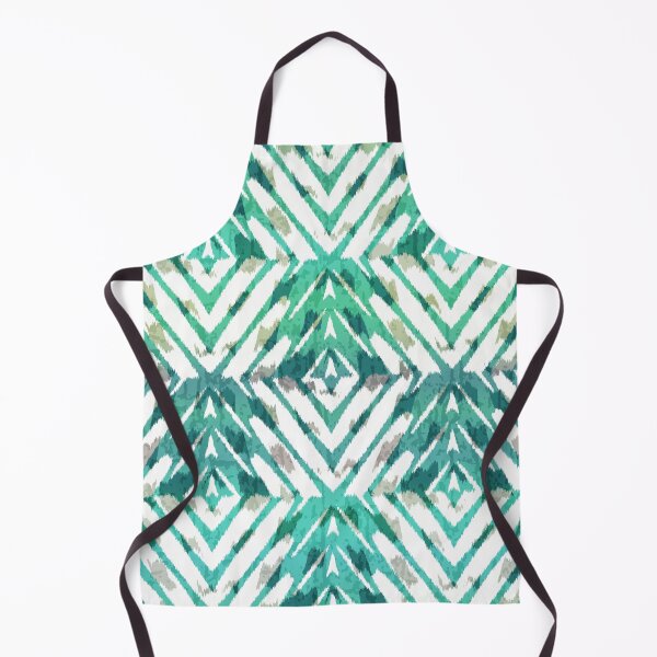 Item preview, Abstract Safari Green Chevron Pattern designed and sold by TextileInstinct.