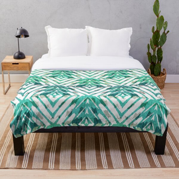 Item preview, Abstract Safari Green Chevron Pattern designed and sold by TextileInstinct.