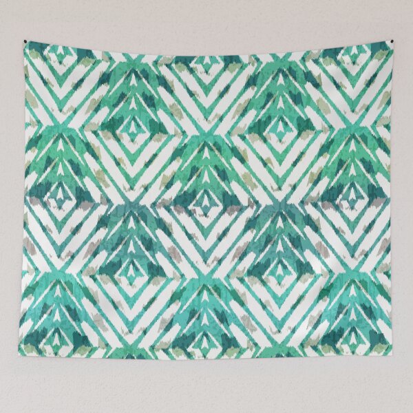 Item preview, Abstract Safari Green Chevron Pattern designed and sold by TextileInstinct.