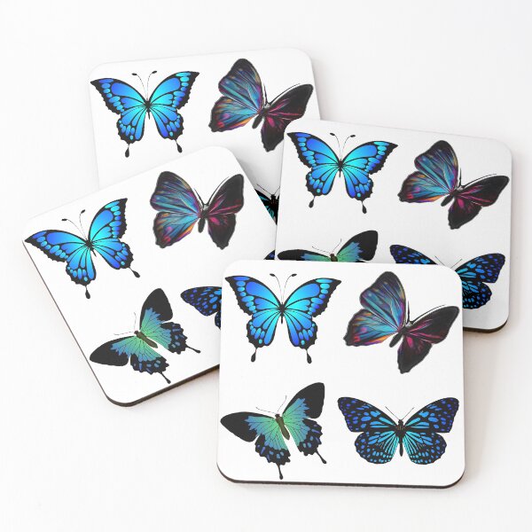 Item preview, Beautiful Blue Butterfly Sticker Pack designed and sold by UpbeatGarden.