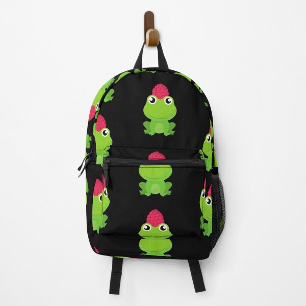 Item preview, Frog with Raspberry Hat - Frog Lover designed and sold by CaitU.