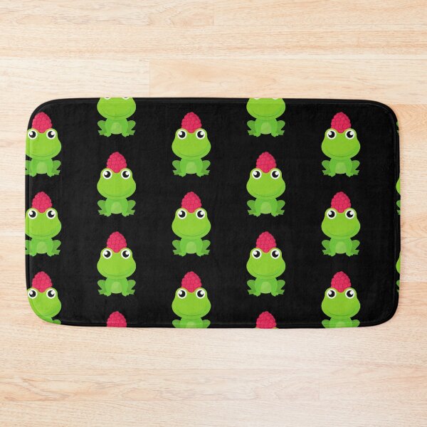 Item preview, Frog with Raspberry Hat - Frog Lover designed and sold by CaitU.