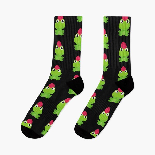 Item preview, Frog with Raspberry Hat - Frog Lover designed and sold by CaitU.